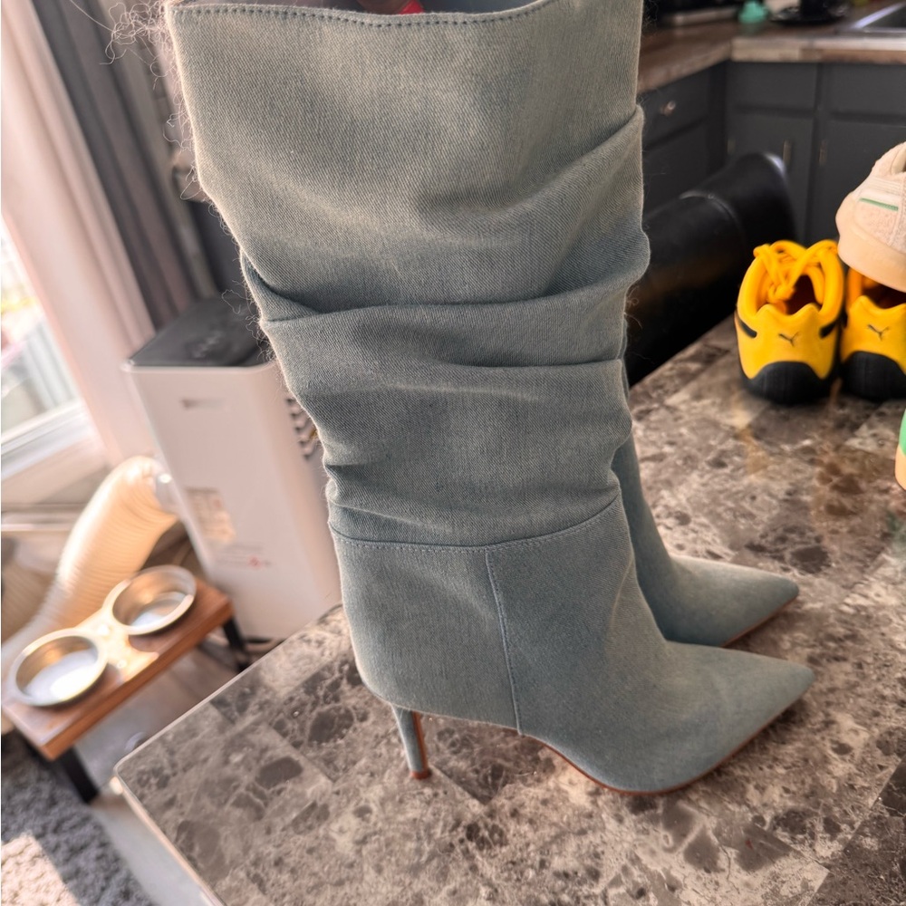 Aldo Blue Heeled Boots for Women